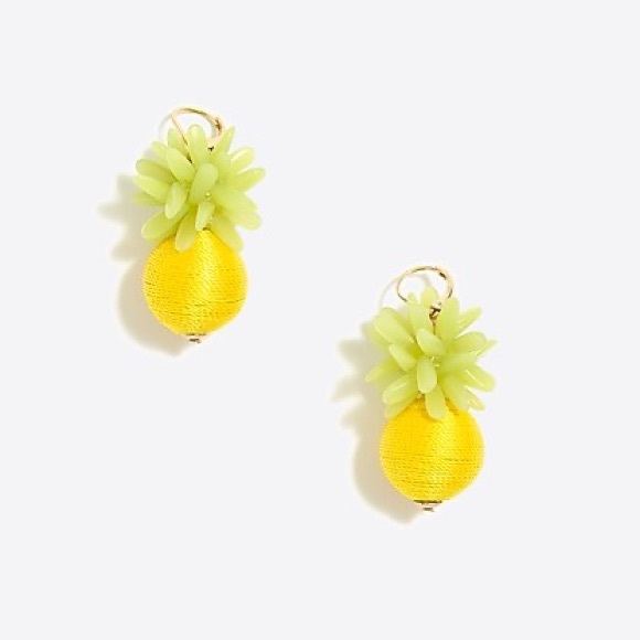 J. Crew Factory Jewelry - J.Crew Factory Pineapple and Thread Earrings
